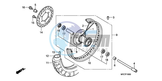 FRONT WHEEL