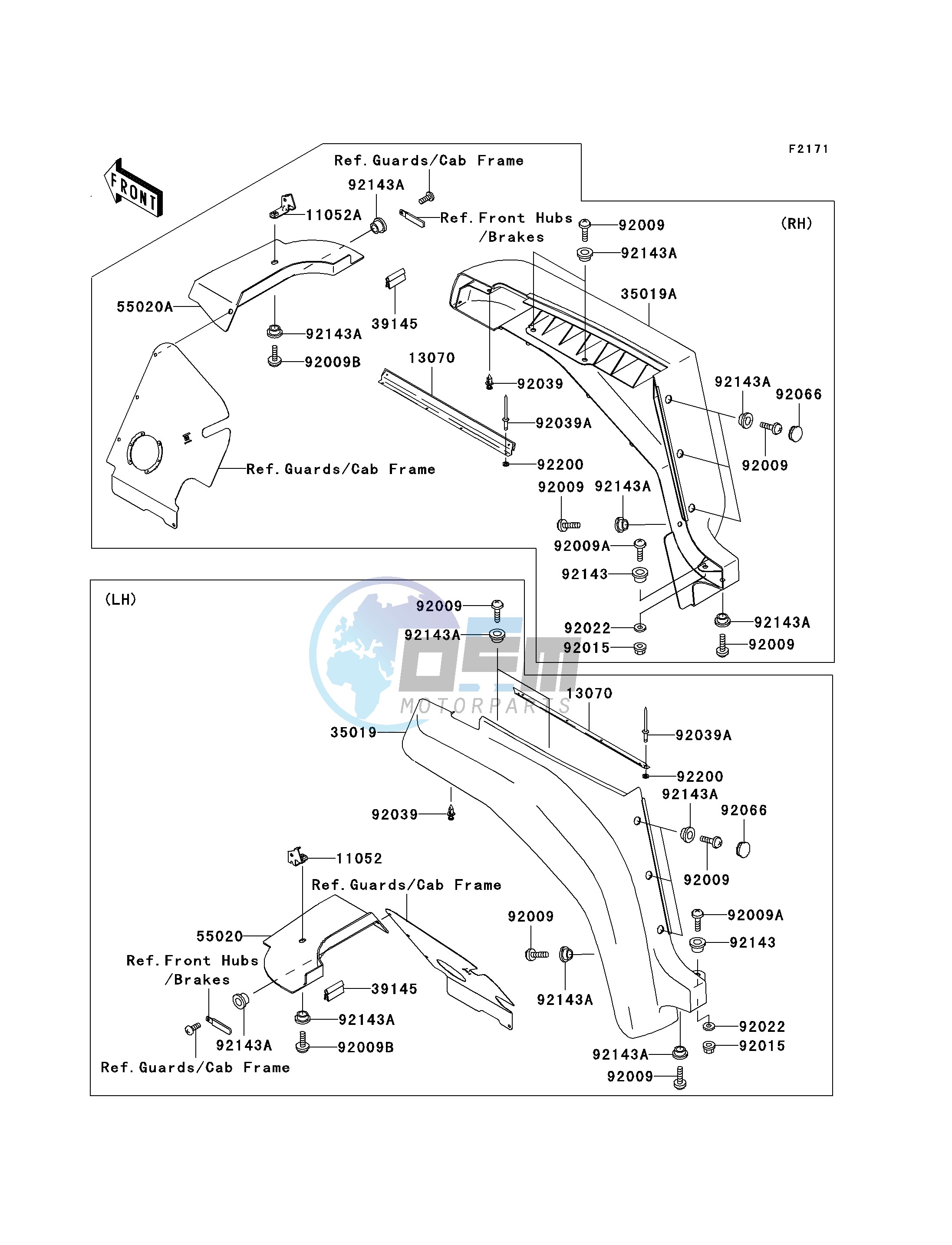 FRONT FENDER-- S- -