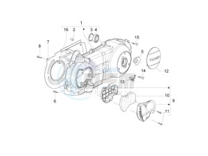 Carnaby 300 4t ie Cruiser drawing Crankcase cover - Crankcase cooling