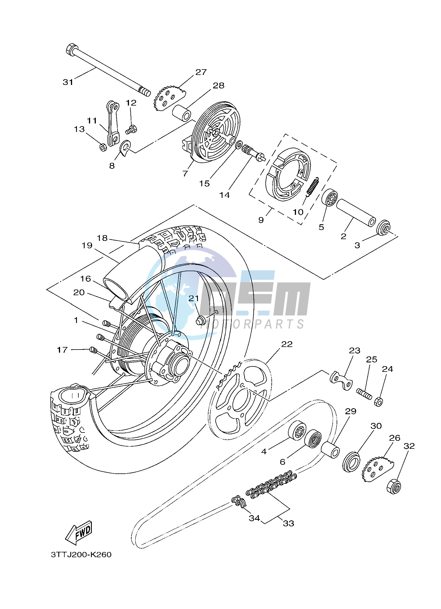 REAR WHEEL