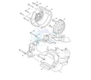 NXC CYGNUS X 125 drawing COOLING HOOD