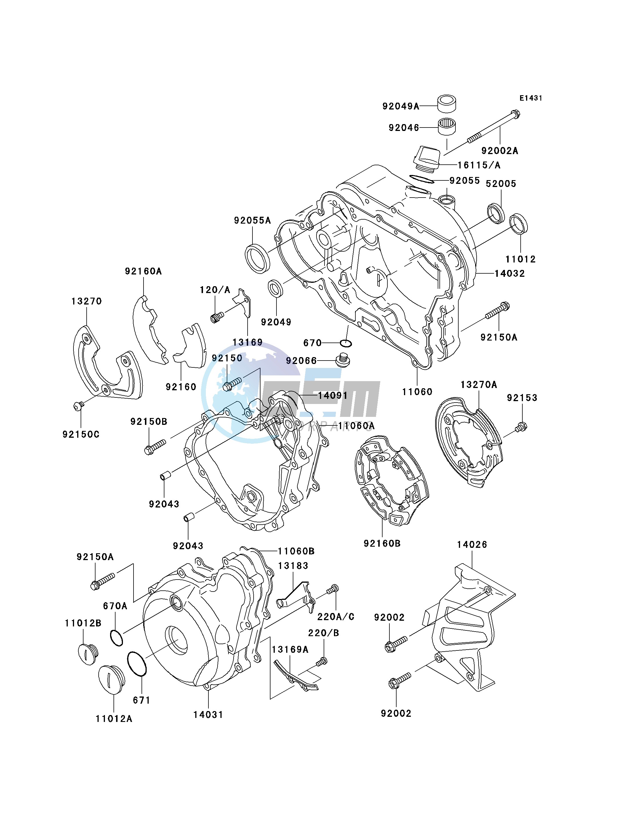 ENGINE COVER-- S- -