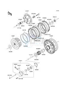 KRF 750 F [TERYX 750 4X4 NRA OUTDOORS] (F8F) C8FA drawing CLUTCH