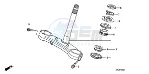 CBR600RRB drawing STEERING STEM