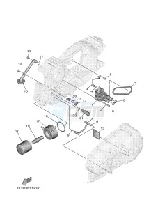 XP530D XP530D-A TMAX DX ABS (BC33) drawing OIL PUMP