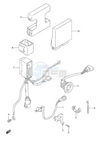 DF 50A drawing PTT Switch/Engine Control Unit