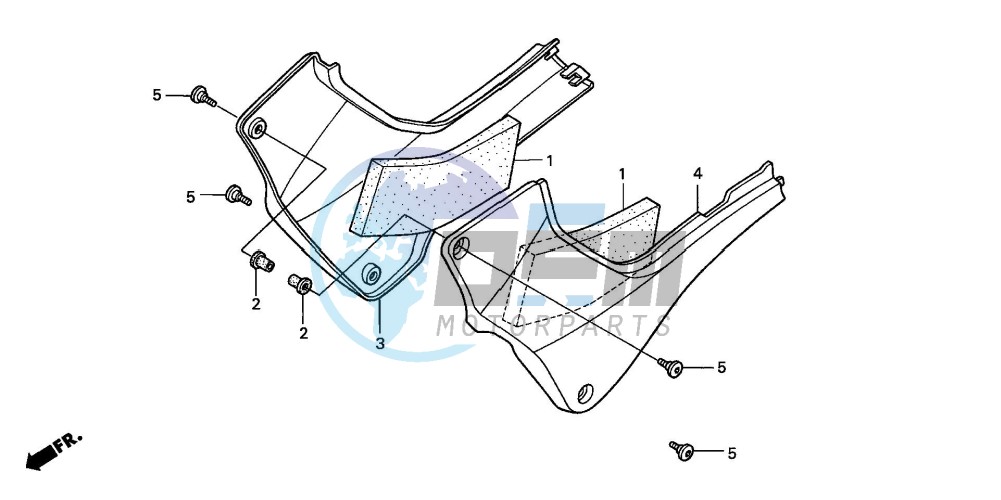 SIDE COVER (CB600F2/F22)