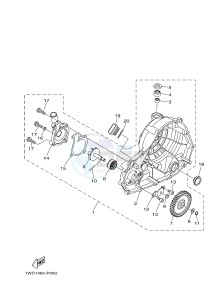 MTN250 MTN-250 MT-250 (B046) drawing WATER PUMP