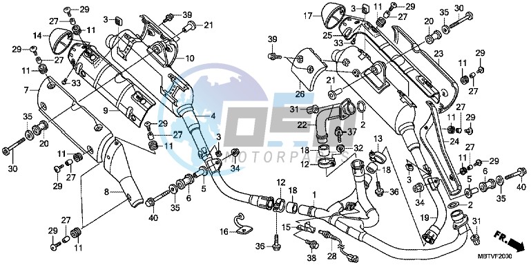 EXHAUST MUFFLER