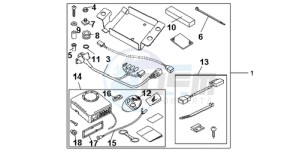 CBR1000RR9 UK - (E / MME) drawing KIT ALARM SYSTEM