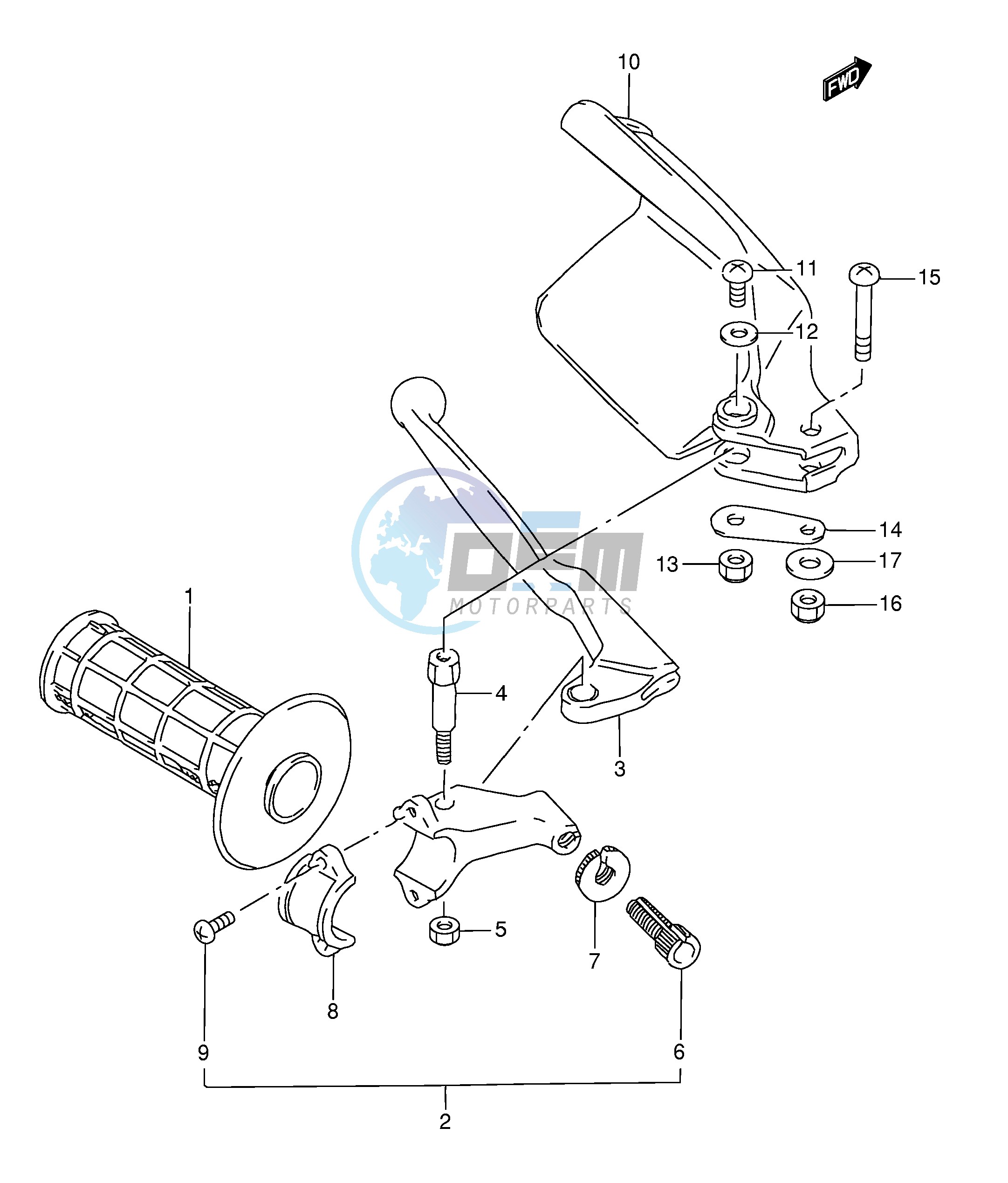 LEFT HANDLE LEVER