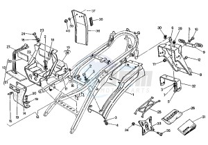 ELEPHANT 900 drawing REAR FENDER