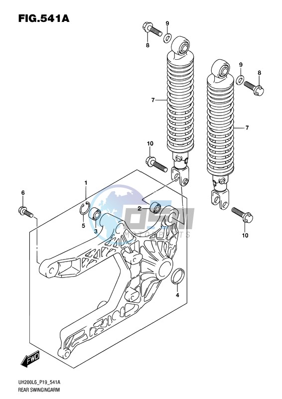 REAR SWINGINGARM