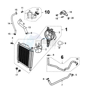 SAT400 SC drawing COOLIND SYSTEM