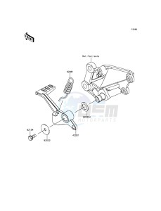 Z300 ABS ER300BGF XX (EU ME A(FRICA) drawing Brake Pedal