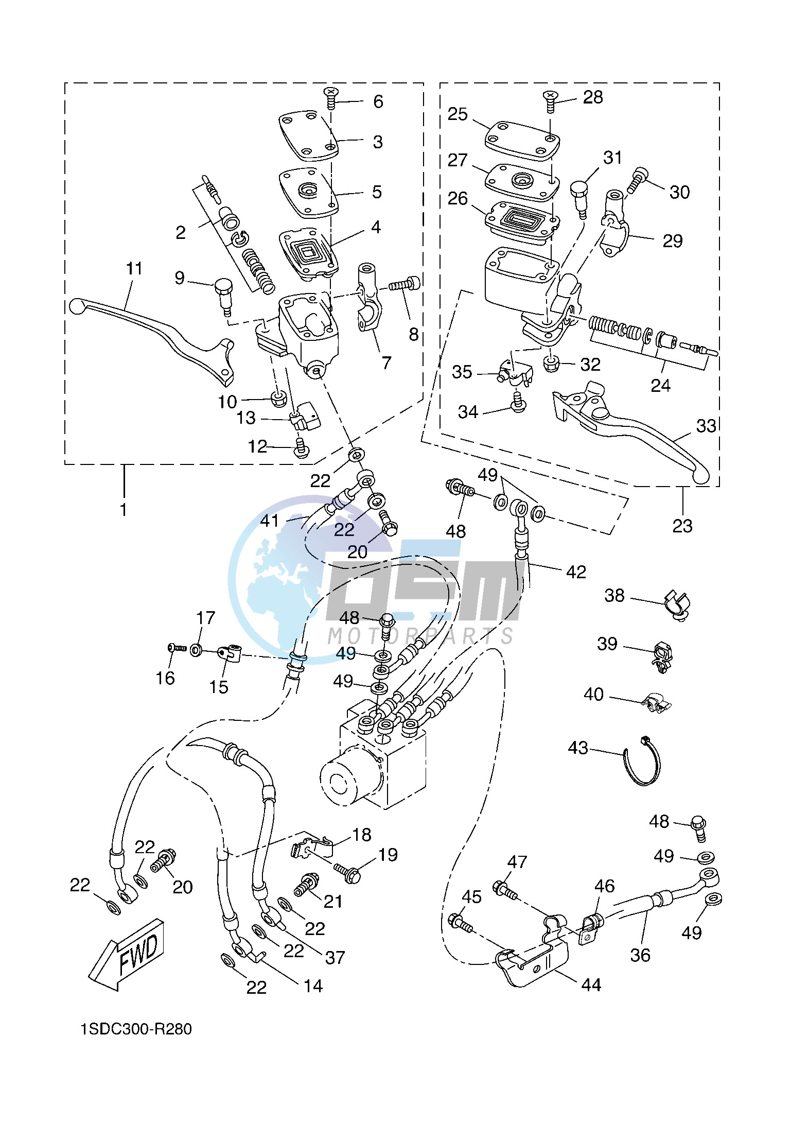 FRONT MASTER CYLINDER