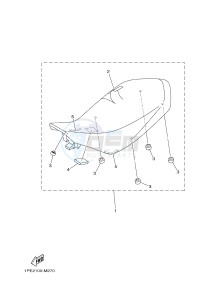 YFM700R YFM70RSSH RAPTOR 700 SPECIAL EDITION 2 (B46B) drawing SEAT