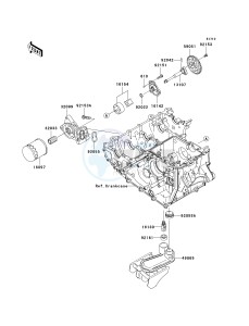 ZX 1000 D [NINJA ZX-10R] (D6F-D7FA) D7F drawing OIL PUMP_OIL FILTER