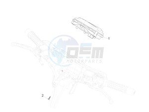 GTS 300 SUPER IE ABS E4 (APAC) drawing Meter combination - Cruscotto