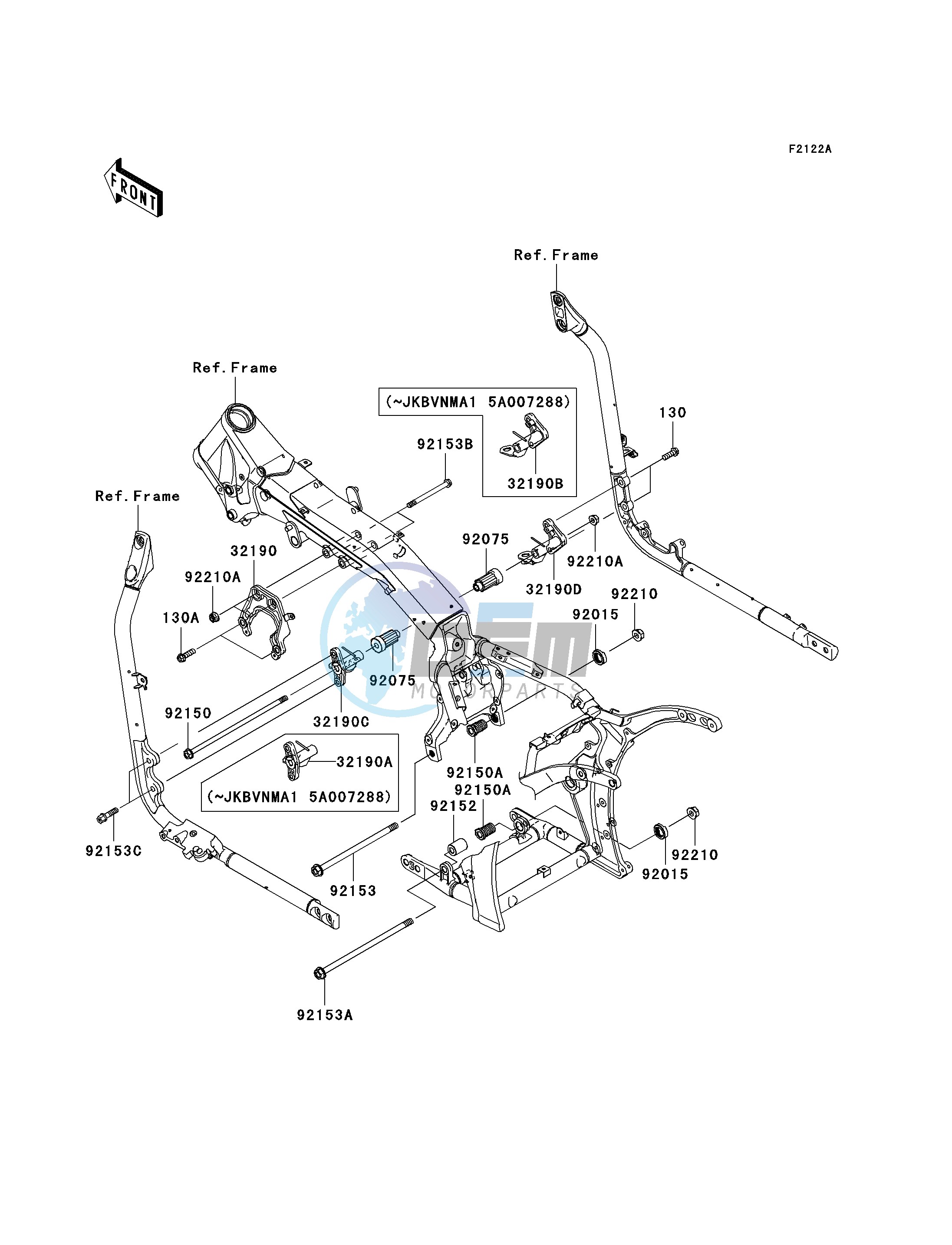 ENGINE MOUNT-- A2- -