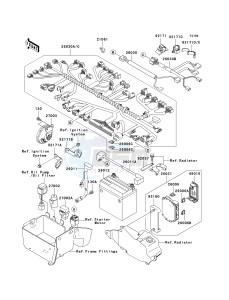 VN 1500 P [VULCAN 1500 MEAN STREAK] (P1-P2) [VULCAN 1500 MEAN STREAK] drawing CHASSIS ELECTRICAL EQUIPMENT