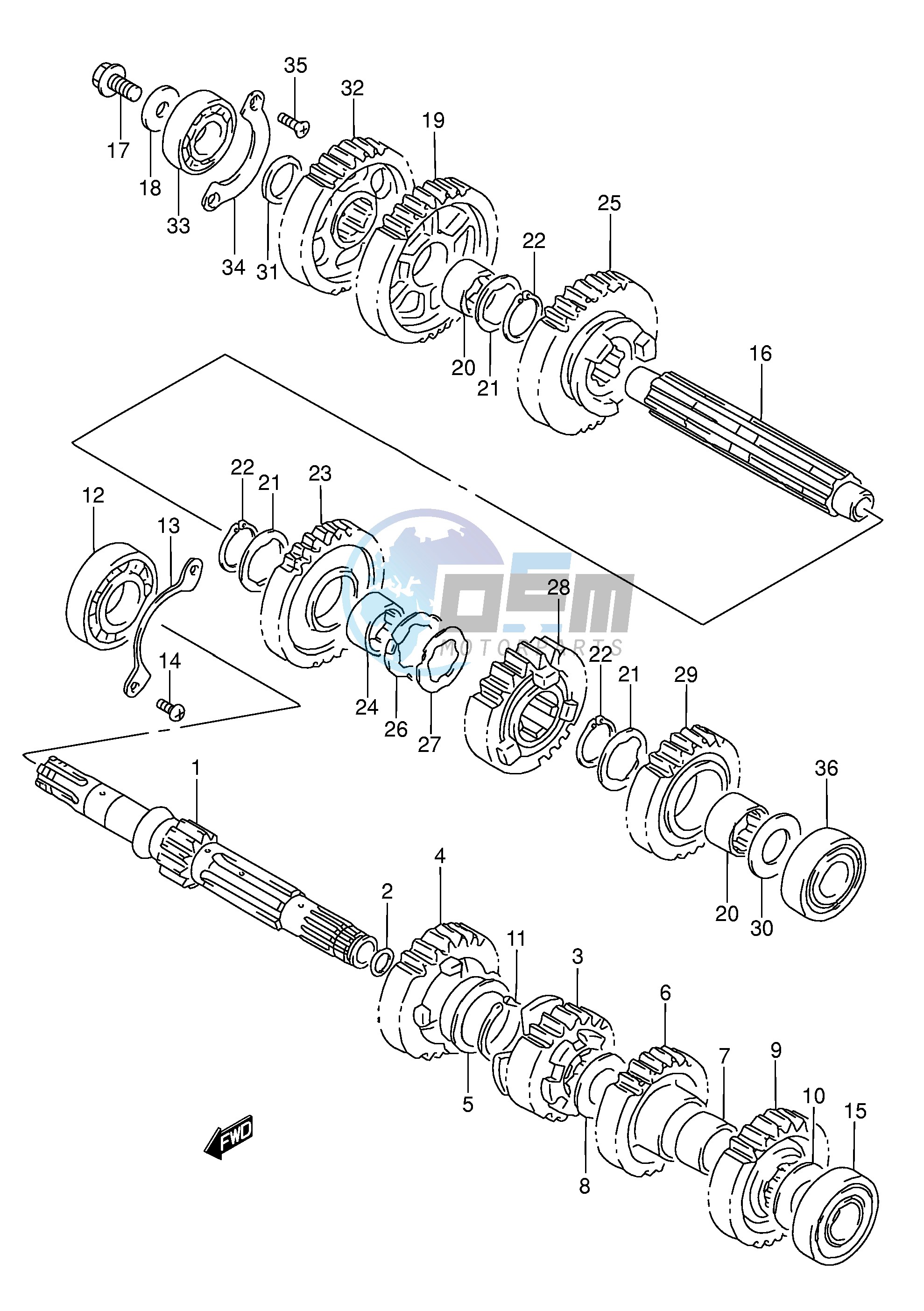 TRANSMISSION (MODEL K5)