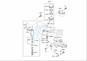 ZRX S 1200 (EU) drawing REAR MASTER CYLINDER