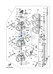 F200AETX drawing THROTTLE-BODY