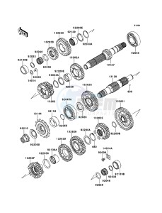 VERSYS_ABS KLE650DDF XX (EU ME A(FRICA) drawing Transmission