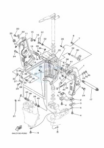 FL250HETX drawing FRONT-FAIRING-BRACKET