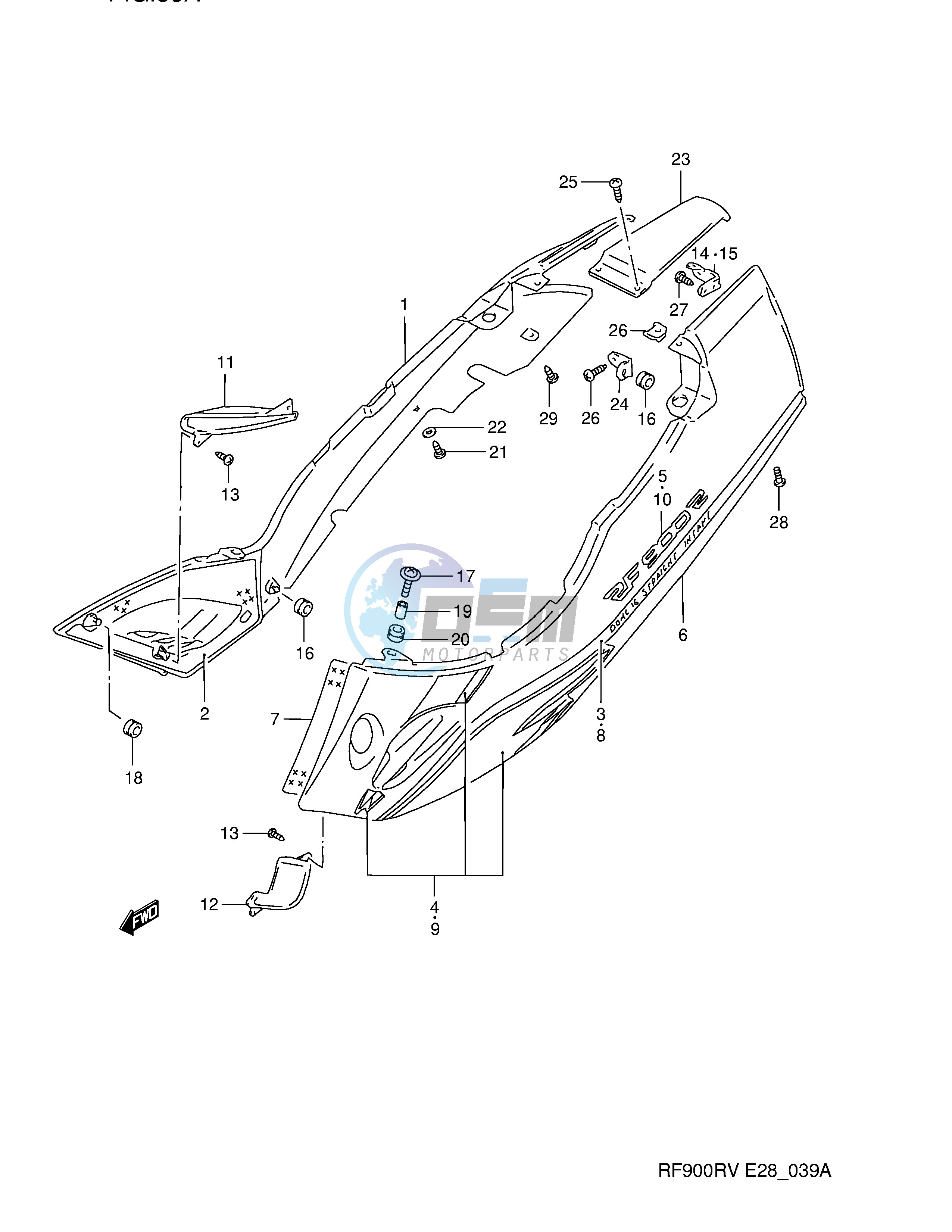 FRAME COVER (MODEL S)