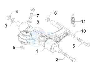 PRIMAVERA 50 4T-3V NOABS E4 (APAC) drawing Swinging arm