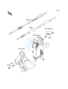 KX85/KX85-<<II>> KX85BCF EU drawing Cables