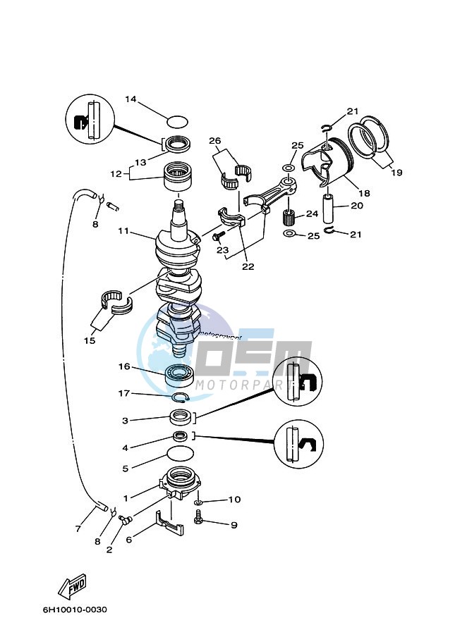 CRANKSHAFT--PISTON