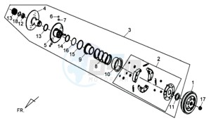 ALLO 50 drawing CLUTCH