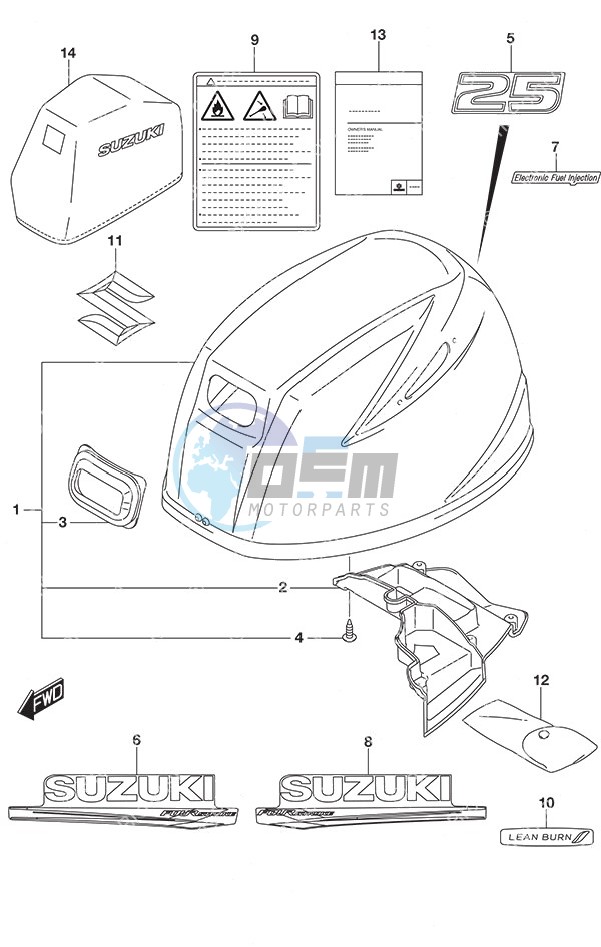 Engine Cover Non-Remote Control