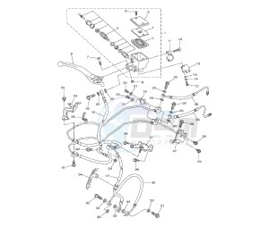 FZ8-SA 800 drawing FRONT MASTER CYLINDER