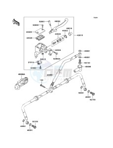 KVF360 KVF360B9F EU drawing Front Master Cylinder