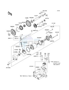 ZX 1400 A [NINJA ZX-14] (A6F-A7FA) A6F drawing STARTER MOTOR