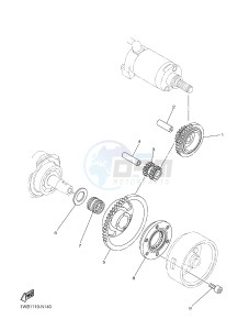 YFM250R YFM25RD RAPTOR 250 (1BTN 1BTP 1BTR) drawing STARTER CLUTCH