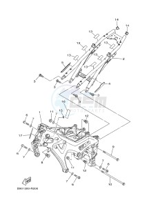 MTM850 MTM-850 XSR900 ABARTH (B90N) drawing FRAME