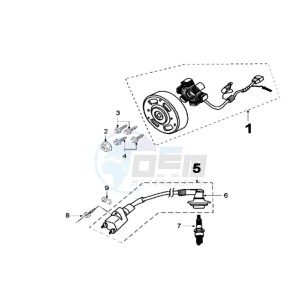 LUDIX 12 RSP2 drawing IGNITION PART