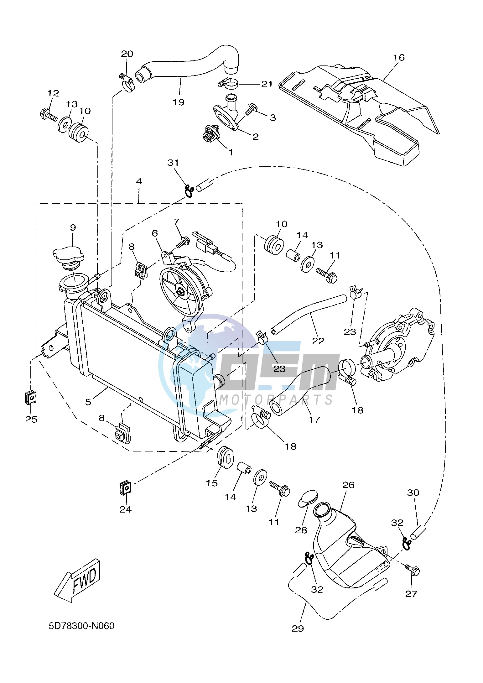 RADIATOR & HOSE