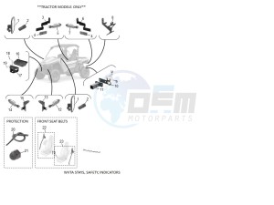 YXE850EN YX85EPAN (BANP) drawing WVTA STAYS, SAFETY, RESTRICTORS