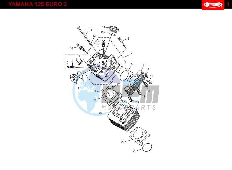 CYLINDER HEAD - CYLINDER  EURO3