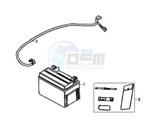 FIDDLE II 50 drawing BATTERY / TOOLKIT