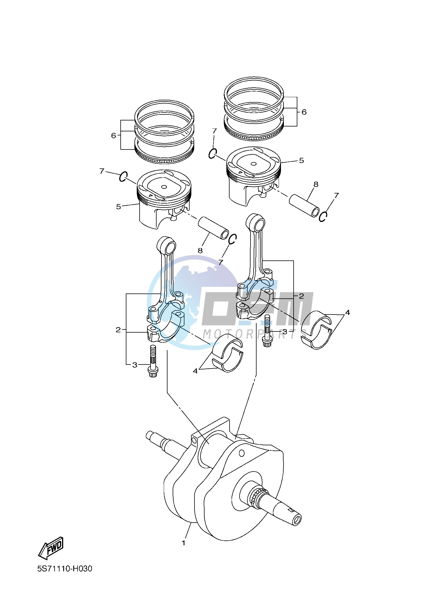 CRANKSHAFT & PISTON