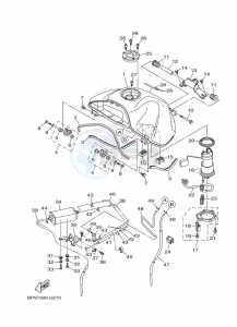 XT1200ZE XT1200ZE SUPER TENERE ABS (BP97) drawing FUEL