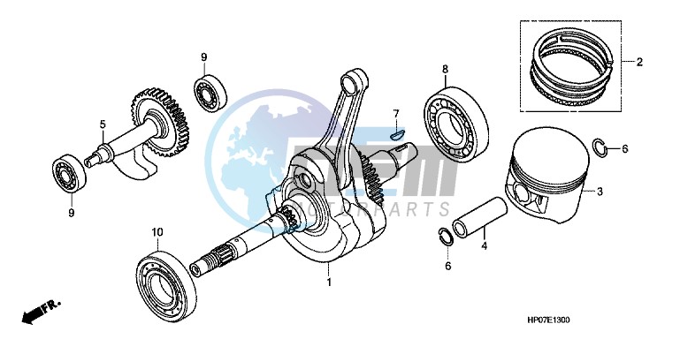 CRANKSHAFT/PISTON