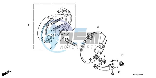 FRONT BRAKE PANEL